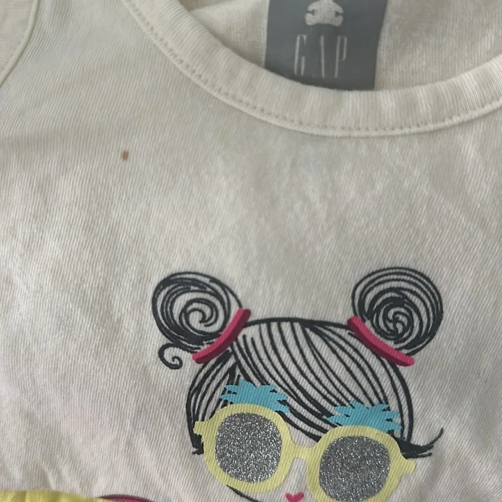 Gap Toddler Girl Graphic Tank Top Size 3 Years